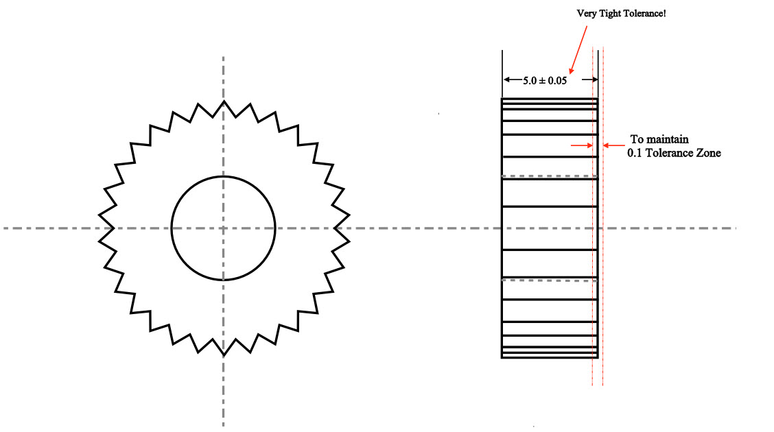 Geometric Dimensioning and Tolerancing MAGNETIC GD&T Chart for CNC Shop 